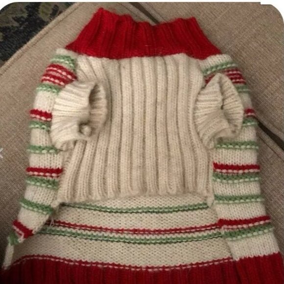 Dog Christmas sweater by Jabara size small 15–20 pounds - Picture 3 of 3